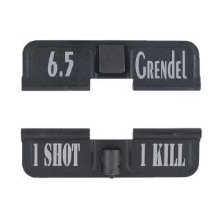 AR-15 Dust Cover - 6.5 Grendel - 1 Shot 1 Kill - Phosphate Black