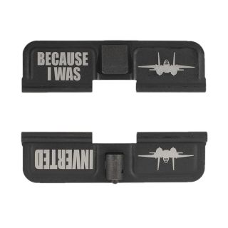 AR-15 Dust Cover - Because I Was Inverted - Phosphate Black