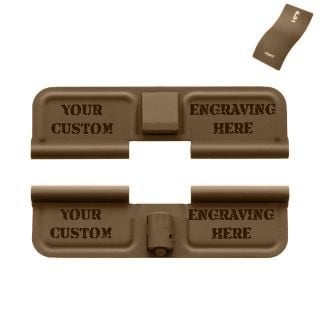 Custom AR-15 Dust Cover | Upload Your Design | Cerakote Burnt Bronze