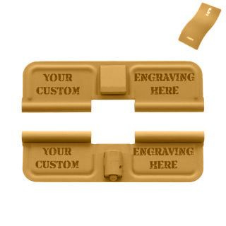 AR-15 Dust Cover | Upload Your Design | Cerakote Gold