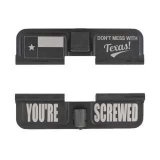 AR-15 Dust Cover - Don't Mess With Texas! - You're Fcked - Phosphate Black