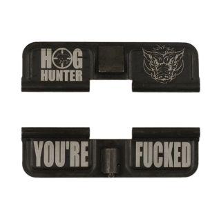 AR-15 Dust Cover - Hog Hunter - Phosphate Black - You're Fucked