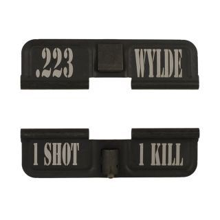 AR-15 Dust Cover - Don't Mess With Texas! - 1 Shot 1 Kill - Phosphate Black