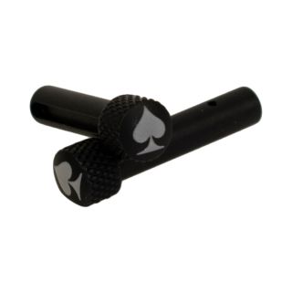 AR-15 Extended Takedown Pins - Ace of Spades - Anodized Black