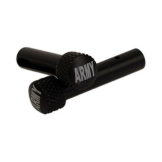 AR-15 Extended Takedown Pins - Army - Anodized Black