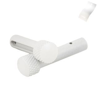 AR-15 Extended Takedown Pins - Blank - Cerakote Bright White