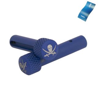 AR-15 Extended Takedown Pins - Jolly Roger - Cerakote Blue