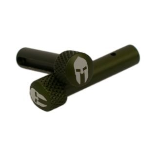 AR-15 Extended Takedown Pins - Molon Labe Helm - Anodized Olive Drab Green