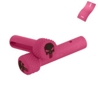 AR-15 Extended Takedown Pins — Punisher Skull | Cerakote Finish - Prison Pink