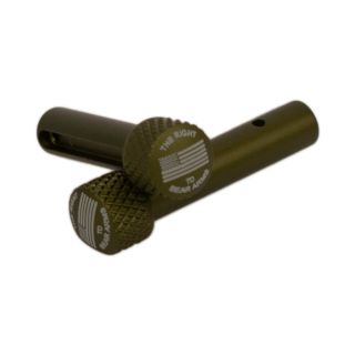 AR-15 Extended Takedown Pins - Right To Bear Arms - Anodized Olive Drab Green