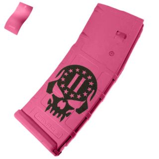 2nd Amendment Skull Cerakote Prison Pink| Magpul PMAG 30 – AR-15 Magazine