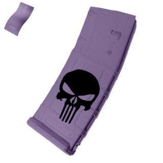 Punisher Skull Cerakote Bright Purple Magpul PMAG 30 – AR-15 Magazine | 5.56 / .223