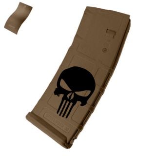 Punisher Skull Cerakote Burnt Bronze Magpul PMAG 30 – AR-15 Magazine | 5.56 / .223