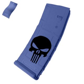 Punisher Skull Cerakote NRA Blue Magpul PMAG 30 – AR-15 Magazine | 5.56 / .223