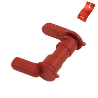 AR-15 Safety Selector - Dual Lever Ambidextrous - Cerakote Firehouse Red