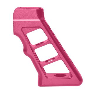 AR-15 Cerakote Skeletonized Aluminum Pistol Grip - Prison Pink