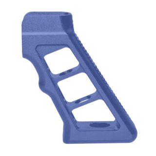 AR-15 Cerakote Skeletonized Aluminum Pistol Grip - NRA Blue