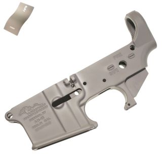 Anderson AR-15 Stripped Lower Receiver - Cerakote Bull Shark Grey
