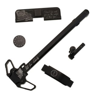 AR-15 Upgrade Bundle - 5 Piece - Betsy Ross Flag - Anodized Black