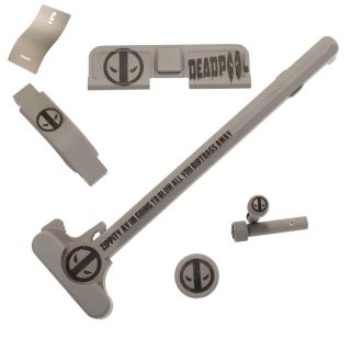 AR-15 Upgrade Bundle - 5 Piece - Deadpool - Cerakote Bull Shark Grey