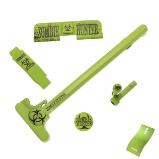 AR-15 Upgrade Bundle - 5 Piece - Zombie Hunter - Cerakote Zombie Green