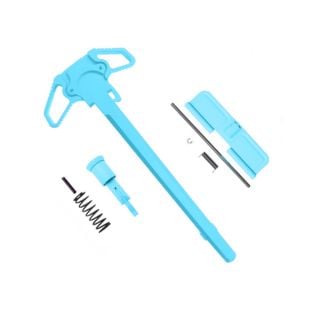 AR-15 Upgrade Kit #3 | Ambidextrous Charging Handle, Dust Cover & Forward Assist | Robin's Egg Blue