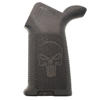 AR-15M4 Magpul MOE Grip - Punisher Skull Outline on Black