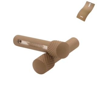 AR-10 Extended Takedown Pins - Blank - Cerakote Magpul FDE