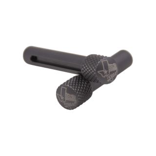 AR-10 Extended Takedown Pin - Don't Mess with Texas! - Anodized Gray
