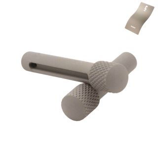 AR-10 Extended Takedown Pins - Blank - Cerakote Bull Shark Grey