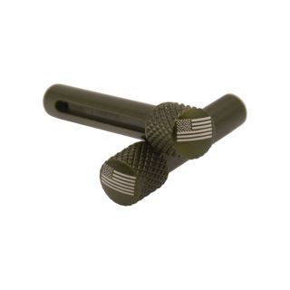 AR-10 Extended Takedown Pin - American Flag - Anodized ODG