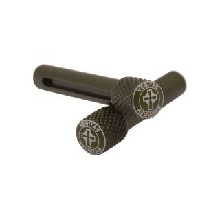 AR-10 Extended Takedown Pins - Veritas Aequitas - Olive Drab Green
