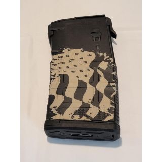 AR-10 PMAG MOE - *ORPH* American Flag -  (20 Round) Over Stock
