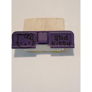AR-15 Dust Cover - *ORPH* - Bad Kitty (P) - Cerakote Purple, Blemished