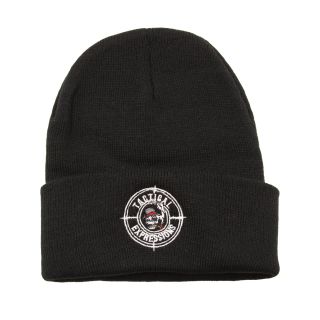 Tactical Beanie - Round Logo - Black
