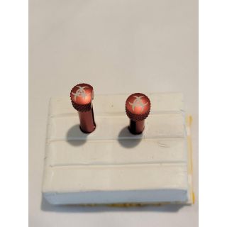AR-15 Extended Takedown Pins -ORPH- Anodized - Red- Bio Hazzard
