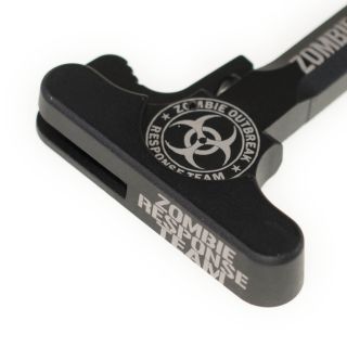 AR-15 Charging Handle - Zombie Response Team - Anodized Black