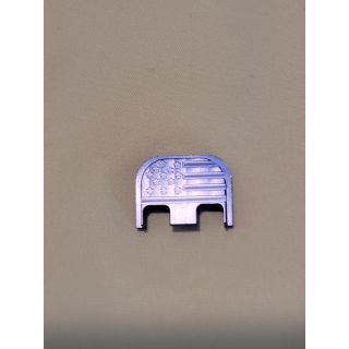 Glock Rear Slide Plate- *ORPH* - Anodize Blue American Flag, Gen 1-5