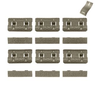 Magpul M-Lok Rail Covers, Type 2 - Cerakote Black Gold