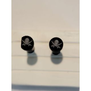 AR-15 Extended Takedown Pins -ORPH- Anodized - Black - Jolly Roger