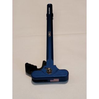 AR-15 Standard Charging Handle - *ORPH* - Anodized Blue- Stickers (Sample) w /Extended Latch