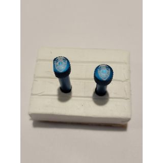 AR-15 Extended Takedown Pins -ORPH- Anodized - Blue - Bio Hazzard