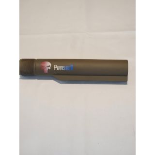 Buffer Tube - *ORPH* Patriotic Punisher - Cerakote FDE / with skull