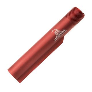 Buffer Tube - Don't Tread on Me - Anodized Red