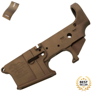 Anderson AR-15 Stripped Lower Receiver - Cerakote Burnt Bronze