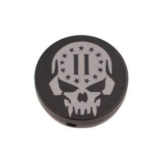 Forward Assist Cap - 2nd Amendment Skull - Anodized Black