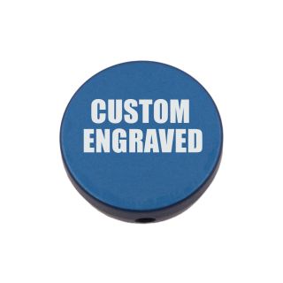 Forward Assist Cap - Custom Laser Engraved - Anodized Blue