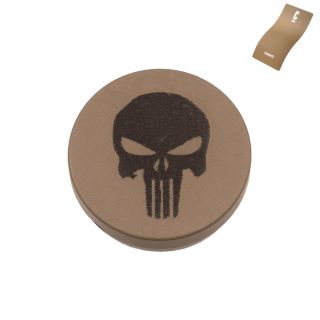 Forward Assist Cap - Punisher Skull - Cerakote Magpul FDE