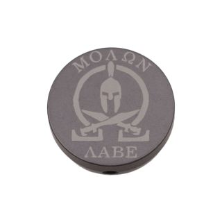Forward Assist Cap - Molon Labe - Anodized Gray