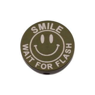 AR-15 Forward Assist Cap – “SMILE! Wait For Flash” | Anodized Finish